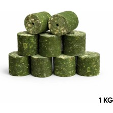 Savex Sazan Yemi - Delikli Küspe - Mısır - Silindir - Yeşil - 1 KG Paket