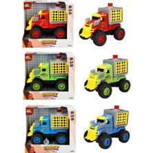 Mrspancer 039229T - Maxx Wheels Sesli ve Işıklı Canavar Dinozor Taşıma Kamyonu