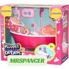 Mrspancer 026053 - Pilli Küvette Duş Yapan Bebek Oyuncak Et Bebek