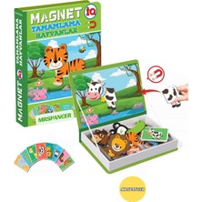 Mrspancer 071512E - Parça Tamamlama Magnet Oyunu Magnet Tamamlama - Hayvan Figürleri - 40 Parça