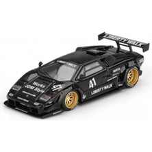 Mrspancer 308462G - Mini Gt 1 64 Lamborghini Countach Lb Works Black Blister Paket