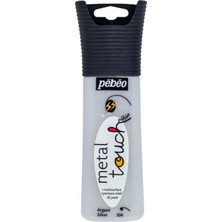 Pebeo 304 Touch Deco Ahşap Boyası Metalik Gümüş 30 ml Çok Amaçlı Kullanım İçin Özel Formül
