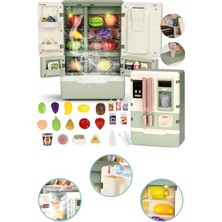 Mrspancer 106500 - Küçük Şefler Için 28 Parça Işıklı ve Müzikli Buhar Çıkaran Buzdolabı