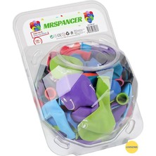 Mrspancer 760876E - Balon Gülenyüz 100'LÜ Rengarenk Eğlenceli Balonlar