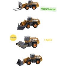 Mrspancer 892681E - Metal Iş Makineleri 1 Adet Eğlenceli Model Iş Makinesi