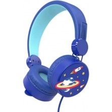 Mrspancer 026042G - Uzay Desenli Mikrofonlu Kulak Üstü Kulaklık