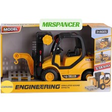 Mrspancer 004527E - Zeka Geliştirici Oyuncak E - Minik Işçi Ustalar Için Işıklı Forklift 1 Adet