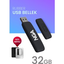 USB Bellek Rubber Işıklı Güvenli USB Memory - Flash Drive