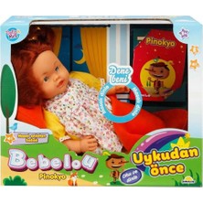 Mrspancer 417414E - Zeka Geliştirici Oyuncak Bebelou Uykudan Önce Bebeği Masal Anlatan Pinokyo 40 cm 1 Adet