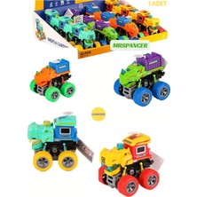 Mrspancer 093312E - Işıklı ve Müzikli Gergedan ve Su Aygırı Görünümlü Oyuncak Araba 1 Adet