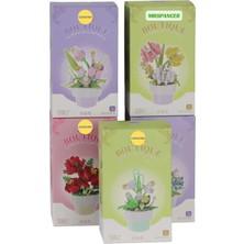 Mrspancer 002899E - Çiçekli Legoo Yapı Çiçek Blok Fanuslu Çiçek Bricks 1 Adet