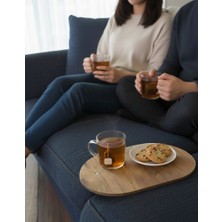 Ahşap Kanepe Arası Tepsisi Dekoratif Şık ve Çok Amaçlı Servis & Koltuk Tepsisi