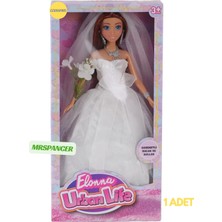 Mrspancer 107705E - Minik Prensesler Için Gelinlikli Oyuncak Bebek Hareketli 29CM