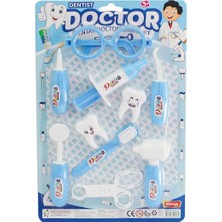 Mrspancer 246194E - Eğlenceli Aktivite Oyuncağı Heroes Toys Kartelalı Erkek Dişçi Seti 1 Adet