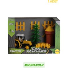 Mrspancer 089878E - Çiftçilik Severler Için Oyuncak Çiftlik Seti Traktörlü Oyun Seti Eğlenceli ve Eğitici