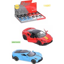 Mrspancer 081753E - Oyuncak Yarış Arabası Şeritli Çek Bırak Spor Arabalar 1 Adet