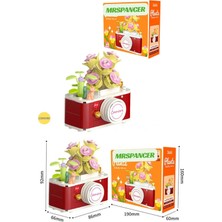 Mrspancer 212127E - Eğlenceli Yapboz Kamera ve Bitkili Block Oyun 160 Parça Yapboz Puzzle Oyunu