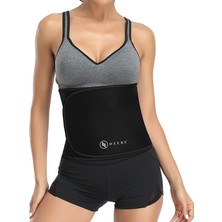 Neebs Termal Korse Ekstra Geniş Bel Korsesi Siyah Renkli Esnek Kumaş ile Gün Boyu Rahatlık