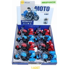 Mrspancer 100256E - Sürtmeli Işıklı ve Müzikli Oyuncak Motorsiklet Araç 1 Adet Oyuncak Motor