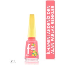 Flormar Mediterranean Yüksek Pigmentli & Parlak Bitişli Oje - 011 Aegean Pink