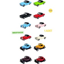 Mrspancer 099482E - Çek Bırak Klasik Oyuncak Metal Arabalar - Açılır Kapılar 1 Adet