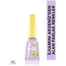 Flormar Mediterranean Yüksek Pigmentli & Parlak Bitişli Oje - 001 Lilac Bloom