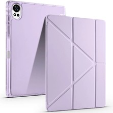 Alstrap Huawei MatePad 12x 12inç 2024 2025 Kılıf Kalem Bölmeli Renkli Arka Kapaklı Standlı Kılıf