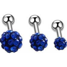 Bylin Cerrahi Çelik Barlı, Shambala Piercing Set - 3 Adet Piercing Takısı