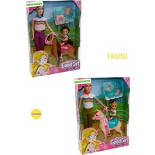 Mrspancer 078098E - Eğlenceli Atlı Kız ve Annesi Oyuncak Seti - Oyuncak Bebek ve Aksesuarları 1 Adet 29CM