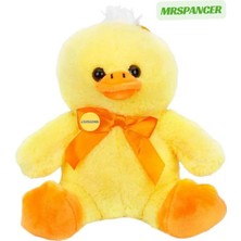 Mrspancer 010389E - Sevimli Sarı Ördek Kurdeleli 20CM Oyuncak Peluş 1 Adet