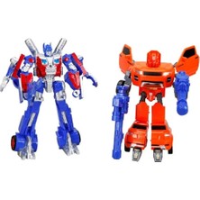 Mrspancer 010288T - Işıklı 2'li Power Robot Transformer Dönüşen Araçlar