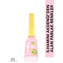 Flormar Mediterranean Yüksek Pigmentli & Parlak Bitişli Oje - 012 Flamingo Fiesta