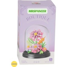 Mrspancer 115351E - Eğitici ve Eğlenceli Oyuncak - Çiçekli Legoo Yapı Çiçek Blok Fanuslu 1 Adet