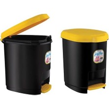 Ark Pedallı Plastik Çöp Kovası 152.1KOV.1380