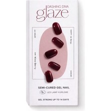 Dashing Diva Glaze Wine Berry Lacquer Yarı Kürlü Jel Tırnak