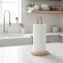 Ahşap Kağıt Havluluk , Rulo Havlu Standı - Montetoys
