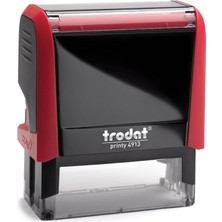 Trodat P4 Boş Kaşe 58 X 22Mm Kırmızı Gövde, Kırmızı Keçe 4913