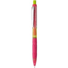 Pentel Versatil Kalem (Mekanik Kurşun Kalem) Metal Klipsli Büyük Boy Silgili Q-Erase 0.7 Mm Pembe y-qe427-p