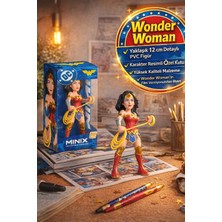 Toyfest Bandai Minix Wonder Woman Figür 12 cm Dc Koleksiyon Oyuncak Pvc Detaylı Özel Kutu