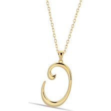 Bilezikci O Harfi 14 Ayar Altın Kolye