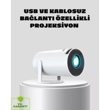 Marsilyan Kablosuz Bağlantılı Full Hd Ev Sinema Projeksiyonu 160 Ansı Lümen