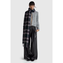 United Colors Of Benetton Siyah Kadın / Kız Kdn_beli Lastikli Büzgülü Geniş Paça Pantolon Model Kodu: 4M3CDF0A8100