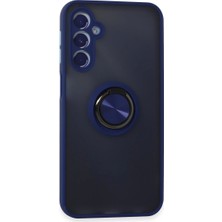 Galaxy M34 5g Kılıf Montreal Yüzüklü Kapak - Lacivert