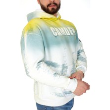 S-Ponder Erkek "splash Camden" Baskılı Kapüşonlu Hoodie  %100 Pamuklu Uzun Kollu