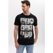 S-Ponder Erkek 1977 Efsaneleri Tasarımlı Bisiklet Yaka %100 Pamuklu Tişört