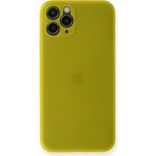 Iphone 11 Pro Kılıf Pp Ultra Ince Kapak - Sarı