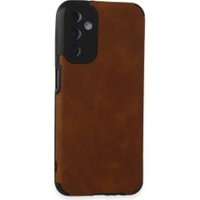 Cosmos E-Ticaret Galaxy M14 5g Kılıf Loop Deri - Kahverengi