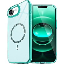 Cosmos E-Ticaret Iphone 16E Live Diamond Magsafe Kapak - Yeşil