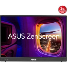 Asus Zenscreen MB16FC 16 IPS 1920X1200 5ms 75Hz 300CD Mini-Hdmı Usb-C 3yıl ,flıcker-Free,düşük Mavi Işık,taşınabilir Monitör