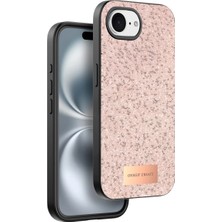 Cosmos E-Ticaret Onegif Iphone 16E Bright Simli Kapak - Pembe